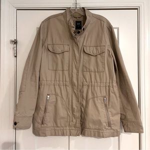 ⬇️GAP Khaki utility jacket XL